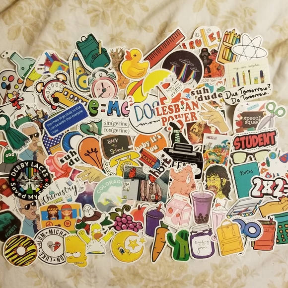 4/$12 Sale NEW Fun Mystery Sticker Bundle - Picture 2 of 5